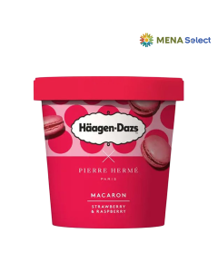 Kem Haagen Dazs Macaron Dâu Mâm Xôi Hộp 420ml