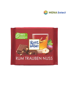 Sôcôla Sữa Ritter Sport Rum, Nho Khô và Hạt Phỉ 100g