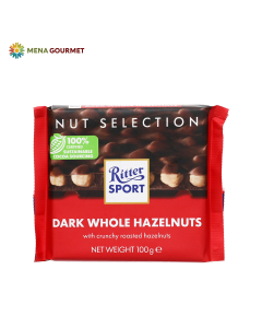 Sôcôla Đen Ritter Sport Hạt Phỉ 100g