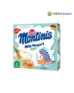 Vỉ 4 Hủ Sữa Chua Zott Montinis Vị Táo 55g
