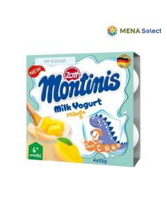 Vỉ 4 Hủ Sữa Chua Zott Montinis Vị Xoài 55g