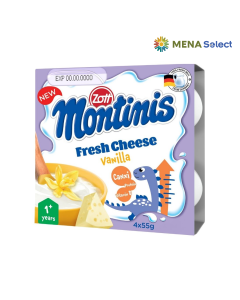 Vỉ 4 Hủ Phô Mai Tươi Zott Montinis Hương Vani 55g