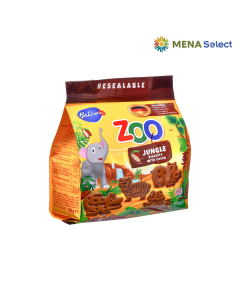 Bánh quy ca cao Leibniz Zoo Cocoa Jungle hình thú rừng nhiệt đới gói 100g