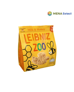 Bánh quy Leibniz Zoo sữa & mật ong hình gấu & ong gói 100g