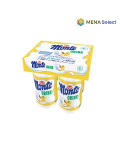 Váng sữa uống Zott Monte vị vani lốc 4 chai x 95ml