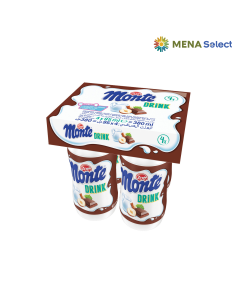 Váng sữa uống Zott Monte vị socola và hạt phỉ lốc 4 chai x 95ml