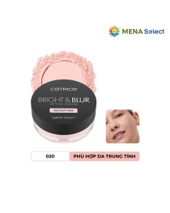 Phấn phủ Catrice Soft Blur Matte Setting Powder 020 Light 8g