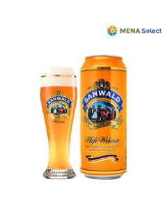 Bia Đức Sanwald Hefeweizen 4.9% Lon 500ml