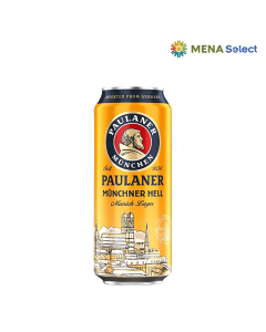 Bia Paulaner Münchner Hell Sleek Lon 500ml