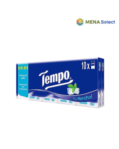 Lốc 10 Gói Khăn Giấy Bỏ Túi Tempo Bạc Hà
