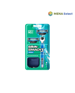 Dao cạo râu Gillette Mach3+ bộ 1 cán và 2 đầu cạo