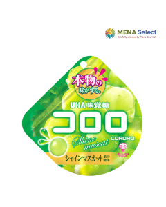 Kẹo Dẻo UHA Kororo Nho Xanh Gói 48g