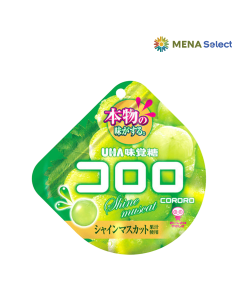 Kẹo Dẻo UHA Kororo Nho Xanh Gói 48g