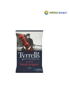 Snack Khoai Tây Tyrrells Muối Biển Tiêu Đen Gói 150g