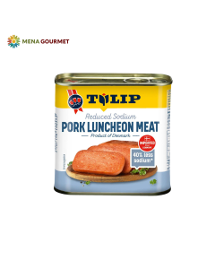 Thịt Pork Luncheon Meat Tulip Giảm Mặn 40% Hộp 340g