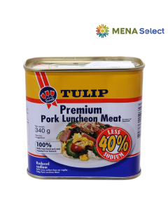 Thịt Pork Luncheon Meat Tulip Giảm Mặn 40% Hộp 340g