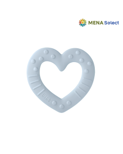 Gặm nướu BIBS Baby Bitie Heart hình trái tim màu Baby Blue