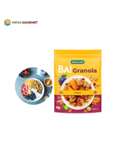 Ngũ Cốc Bakalland H.Nhân Trái Cây Mật Ong Gói 300g