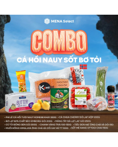 Combo Cá Hồi Nauy Sốt Bơ Tỏi