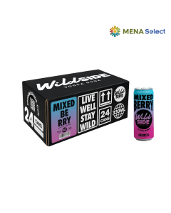 Vodka soda Wildside vị d&acirc;u mọng th&ugrave;ng 24 lon x 330ml
