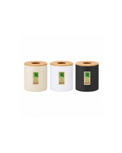 Hộp giấy tròn nắp tre R-8840