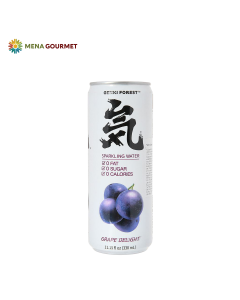 Nước Có Ga Nho Đen Genki Lon 330ml