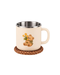 Ly inox in hình Capybara KD286 300ml