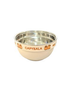 Chén inox cao in họa tiết Capybara dung tích 350ml KD196