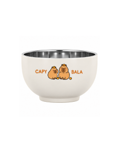 Chén inox in họa tiết Capybara 11.5cm KD8096