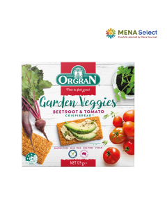 Bánh Cracker Orgran Củ Dền Cà Chua HG 125g