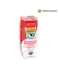 Sữa Hữu Cơ Tách Béo Vị Dâu Horizon Hộp 236ml
