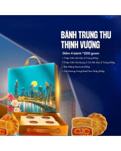 Bánh Trung Thu Savoure Thịnh Vượng 1 Hộp 4x200gr