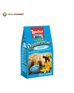 Bánh Xốp Loacker Quadratini Vanilla Gói 125g