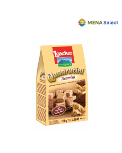 Bánh Xốp Loacker Quadratini Tiramisu Gói 110g