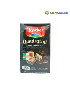 Bánh Xốp Loacker Quadratini Sôcôla Đen Gói 125g