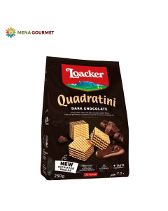 Bánh Xốp Loacker Quadratini Dark Chocolate Gói 250g