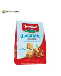 Bánh Xốp Loacker Less Sugar Quadratini Hạt Phỉ Gói 110g