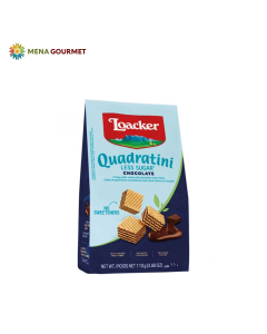 Bánh Xốp Loacker Less Sugar Quadratini Sôcôla Gói 110g