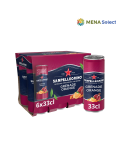 Nước Trái Cây Có Ga Lựu Cam San Pellegrino Lon 330ml