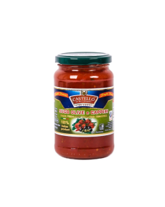 Sốt Mì Spaghetti Puttanesca Castello Hũ Thủy Tinh 350g