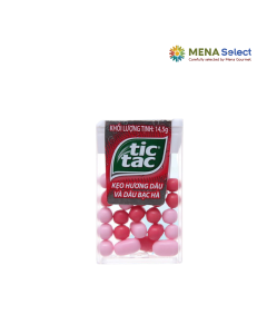 Kẹo Ngậm Tic Tac Dâu Bạc Hà Hộp 14.5g