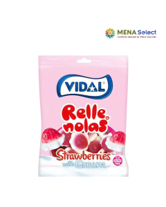 Kẹo Dẻo Vidal Dâu Kem Nhân Thạch Gói 85g