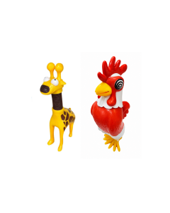 Kẹo Đồ Chơi Gà Trống Pollo Wom Và Hươu Cao Cổ Wom 5g