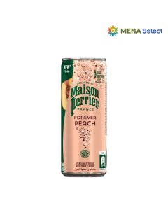 Nước Khoáng Có Ga Hương Đào Maison Perrier Lon 250ml