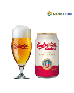 Bia Budweiser Budvar 5% Lon 330ml