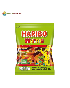Kẹo Dẻo Haribo Worms Gói 80g
