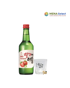 Rượu Soju Jinro Strawberry 13% Chai 360ml