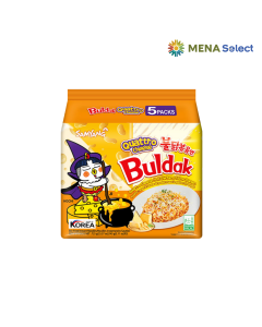 M&igrave; kh&ocirc; Samyang Quattro Cheese vị g&agrave; cay ph&ocirc; mai lốc 5 g&oacute;i x 145g