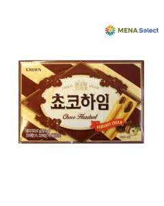 B&aacute;nh Quế Nh&acirc;n Kem S&ocirc; C&ocirc; La Hạt Phỉ Crown Hộp 47g