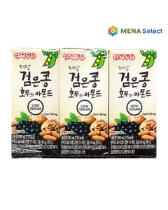 Lốc 3 Hộp Sữa Đậu Đen Óc Chó Hạnh Nhân Ít Đường Sahmyyook 190ml